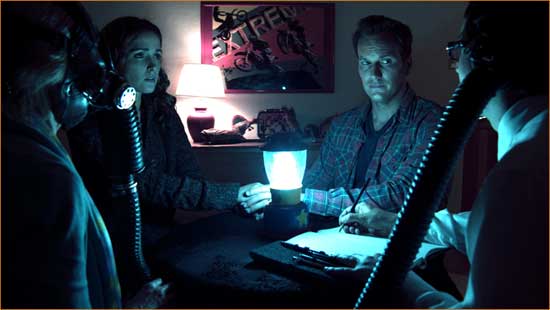 Insidious Review Josh (Patrick Wilson) and Renai (Rose Byrne) and creepy goings-on in "Insidious".