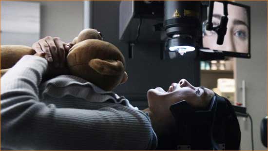 Final Destination 5 Olivia (Jacqueline MacInnes Wood) gets an eyeful in "Final Destination 5".