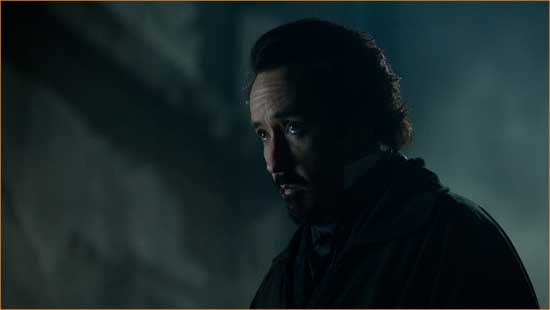 raven Poe (John Cusack) ponders once upon a midnight dreary what went wrong with "The Raven".